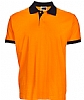 Polo Combinado Almeria Joylu - Color Naranja/Negro